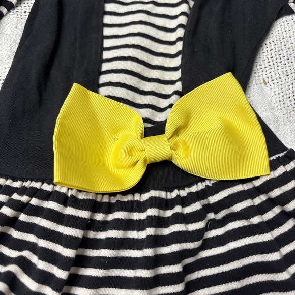 Buster Brown vintage 1980s toddler long sleeve girl dress 2T with bow - Picture 2 of 16